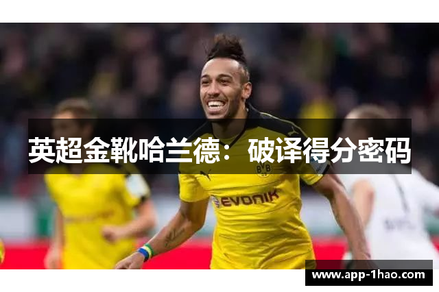 英超金靴哈兰德:破译得分密码 英超金靴哈兰德:破译得分密码