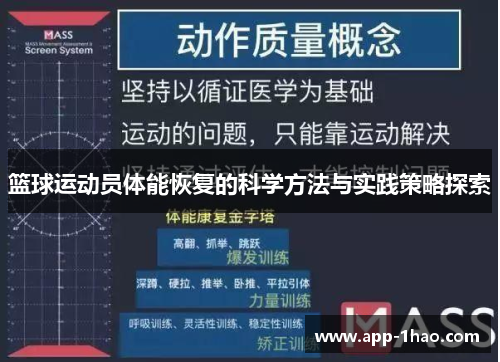 篮球运动员体能恢复的科学方法与实践策略探索