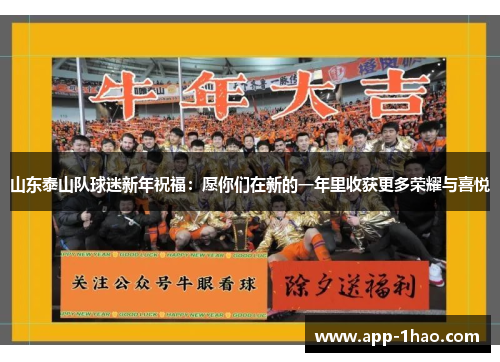 山东泰山队球迷新年祝福:愿你们在新的一年里收获更多荣耀与喜悦 山东泰山队球迷新年祝福:愿你们在新的一年里收获更多荣耀与喜悦